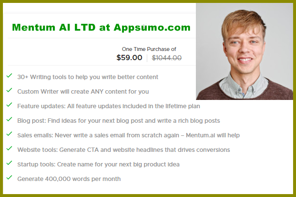 Mentum AI Lifetime Deal at Appsumo